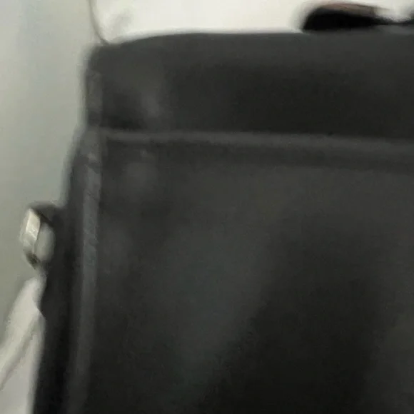 Coach vintage Black Leather briefcase